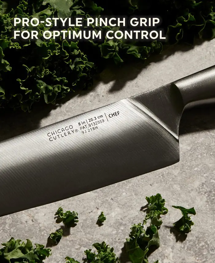 Chicago Cutlery 18ც მაკრატელი და დანა Guided Grip Block Insignia Steel - Image 4