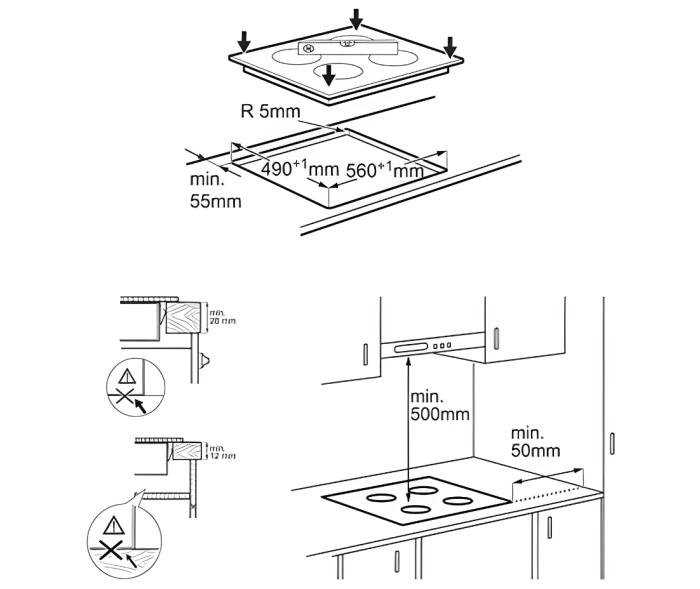 გაზქურის ზედაპირი Electrolux EIV634 - Image 2