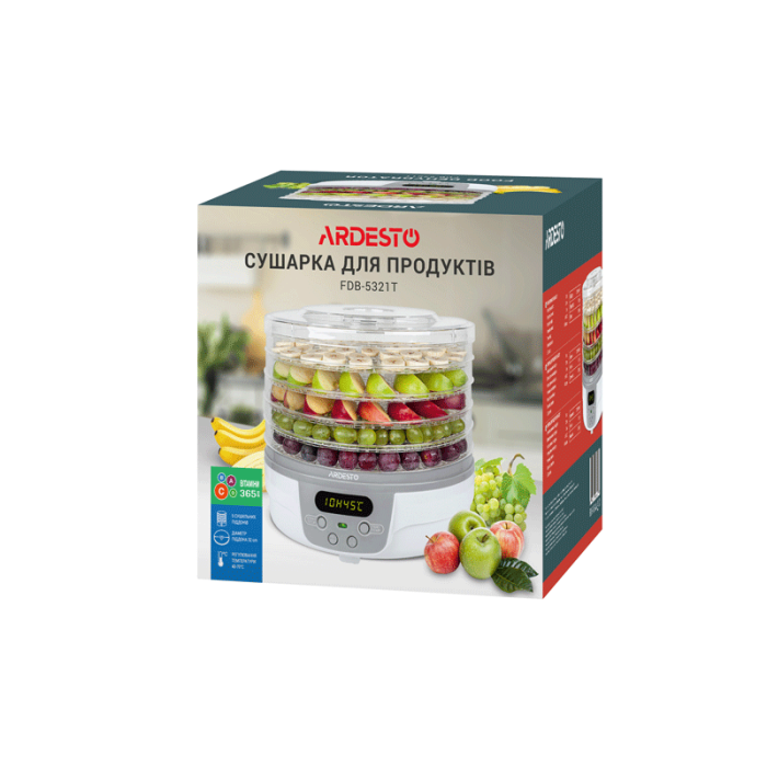 ხილის საშრობი ARDESTO FDB-5321T - Image 4