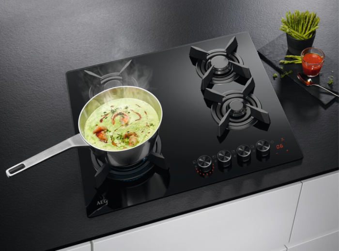 გაზქურის ზედაპირი AEG HKB64453NB - Image 2