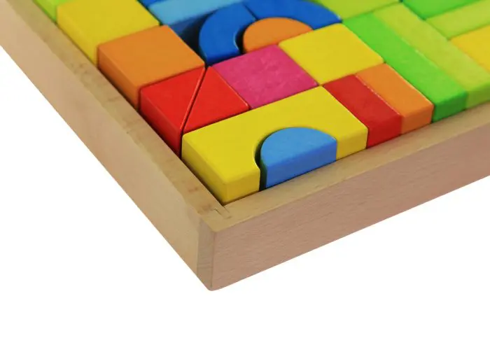 ფაზლი goki Wooden blocks Rainbow - Image 4