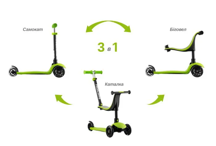 სკუტერი Miqilong Scooter Alamo green - Image 2