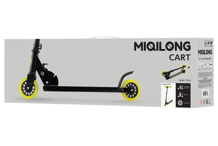 სკუტერი Miqilong Scooter Cart Green Black - Image 3