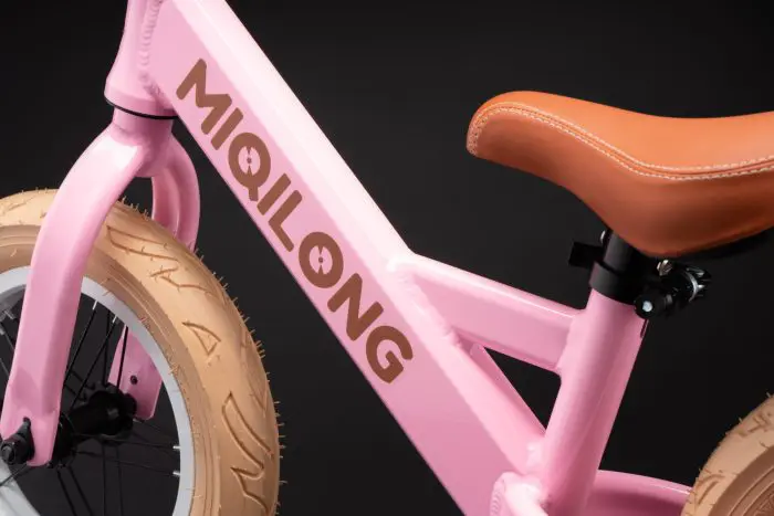 ბალანსს ველოსიპედი Miqilong HPA 12" ვარდისფერი - Image 5