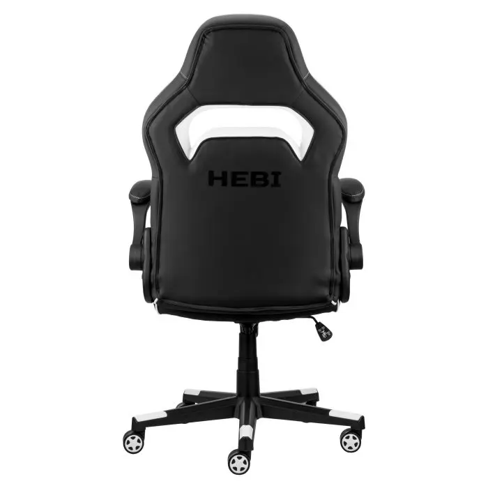გეიმერული სკამი 2E GAMING Chair HEBI, PU Leather, Foldable Armrests, black-white - Image 10