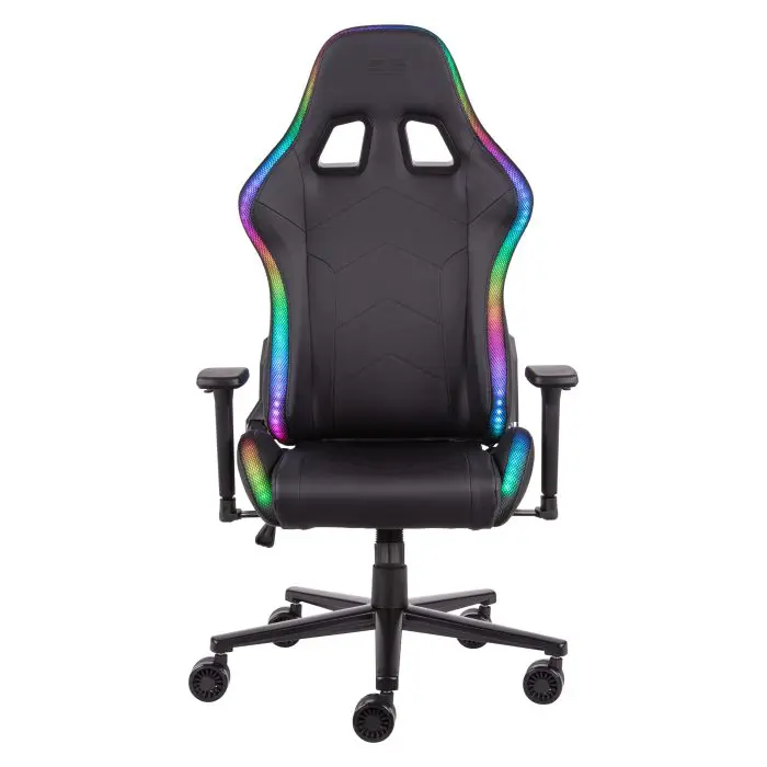 გეიმერული სკამი 2E GAMING Chair OGAMA II RGB, PU Leather, 3D-Armrests, black - Image 6