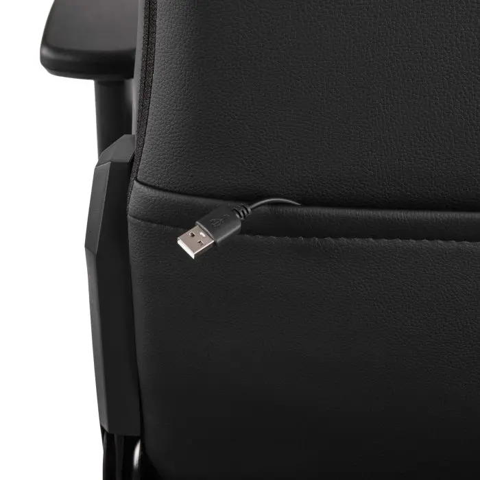 გეიმერული სკამი 2E GAMING Chair OGAMA II RGB, PU Leather, 3D-Armrests, black - Image 5