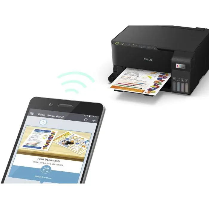 პრინტერი Epson C11CK59404 EcoTank L3550, MFP, A4, WiFi, USB, შავი - Image 4