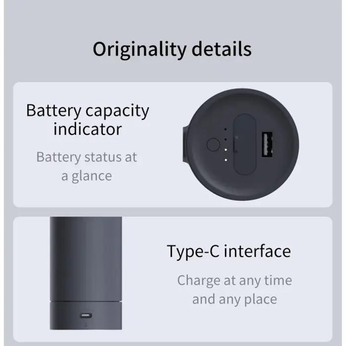 Xiaomi Lydsto 3in1: დამქოქი, მტვერსასრუტი, PowerBank (10000mAh), შავი - Image 15