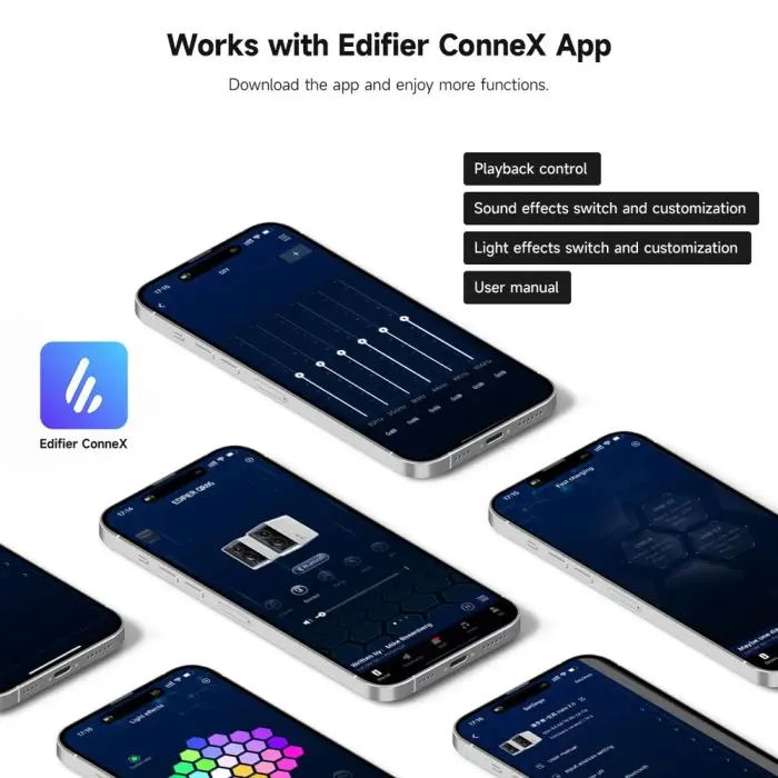 დინამიკი Edifier QR65, 70W, Bluetooth, USB, USB-C, AUX, Speaker With GaN Charger, White - Image 12