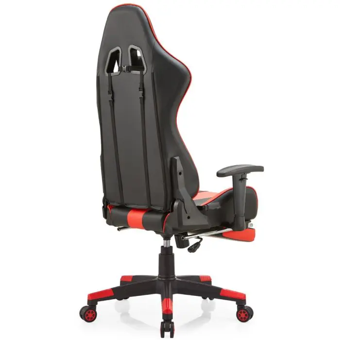 გეიმერული სავარძელი ALLX SK8825, Gaming Chair, Red/Black - Image 4