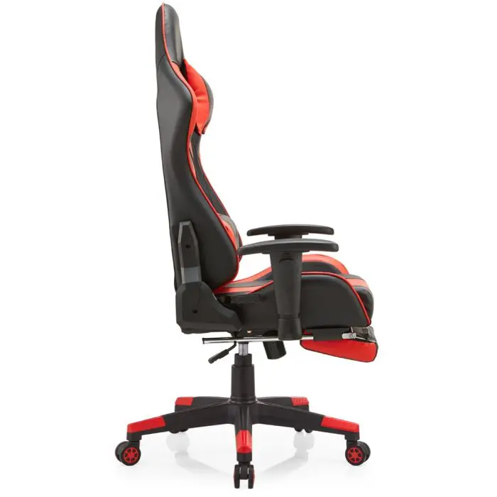 გეიმერული სავარძელი ALLX SK8825, Gaming Chair, Red/Black - Image 3