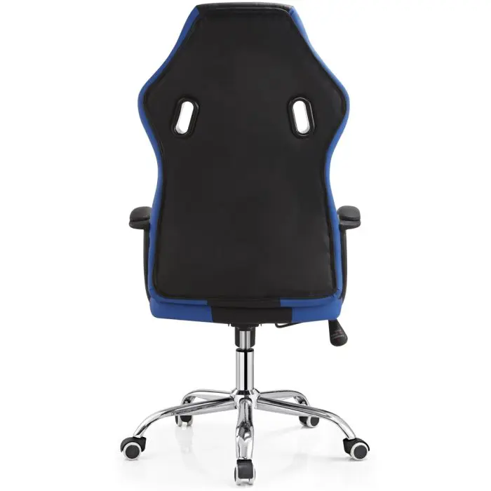 გეიმერული სავარძელი ALLX SK8815, Gaming Chair, Blue/Black - Image 4