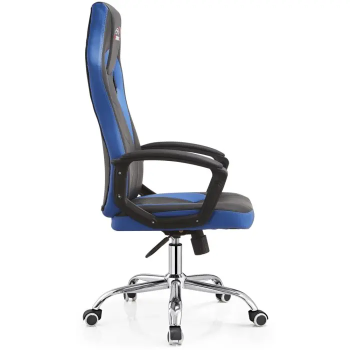 გეიმერული სავარძელი ALLX SK8815, Gaming Chair, Blue/Black - Image 2
