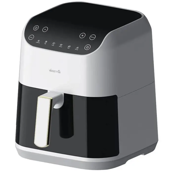 აეროგრილი Xiaomi Deerma DEM-KZ130W, 1300W, 5.5L, Air Fryer, White/Black - Image 5