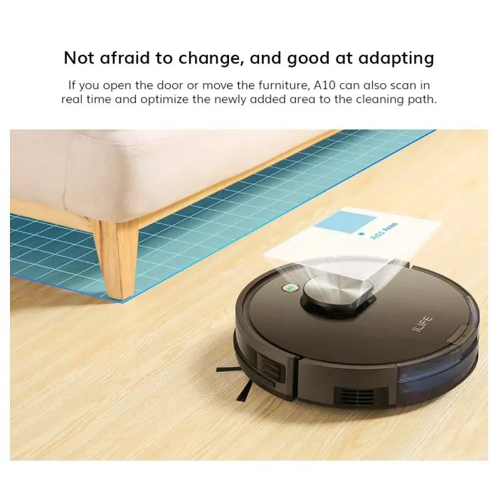 რობოტი მტვერსასრუტი ILIFE A10s, ლაზერული, APP, სველი/მშრალი წმენდა - Image 9