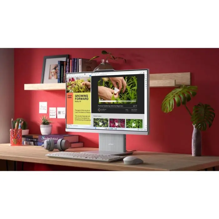 All In One Lenovo IdeaCentre 24IRH9, 23.8", i3-1315U, 8GB, 512GB SSD, Cloud Grey - Image 3