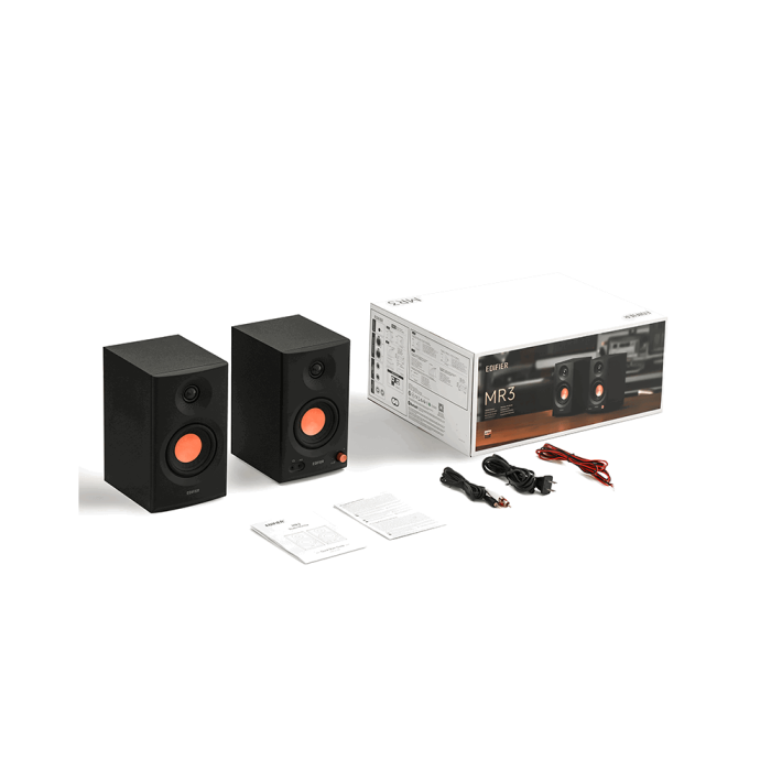 დინამიკი Edifier MR3, 36W, Bluetooth/TRS/RCA/AUX, Studio Monitor, Black - Image 10