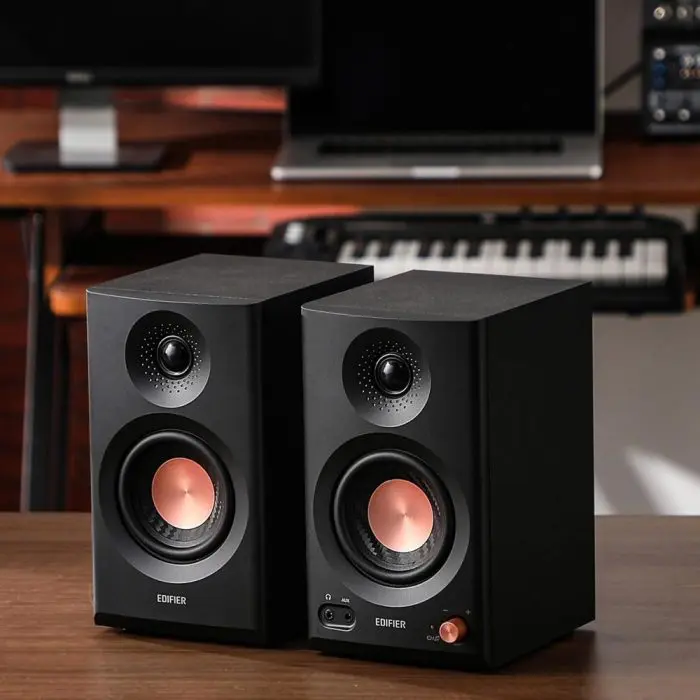 დინამიკი Edifier MR3, 36W, Bluetooth/TRS/RCA/AUX, Studio Monitor, Black - Image 8