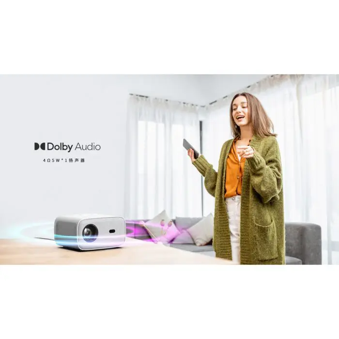 პროექტორი ALLX AX-PF350W, LCD Projector, FHD 1920x1080, 320Lm, White - Image 8