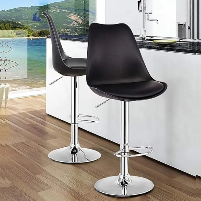 ბარის სკამი, რეგულირებადი სიმაღლით (HSF-1028 (black)) - Image 4