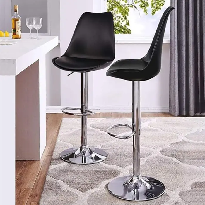 ბარის სკამი, რეგულირებადი სიმაღლით (HSF-1028 (black)) - Image 3