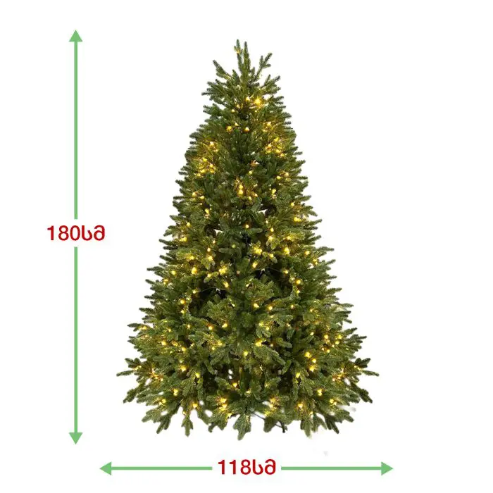 ნაძვის ხე კალიფორნია LED 180 სმ (KS-180) - Image 2