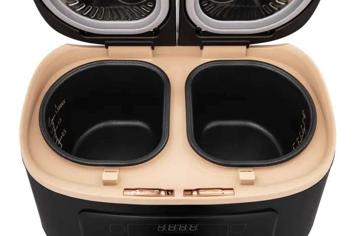 მულტისახარში ქვაბი AArdesto, 900W, bowl-2х1.5l, შავი - Image 9