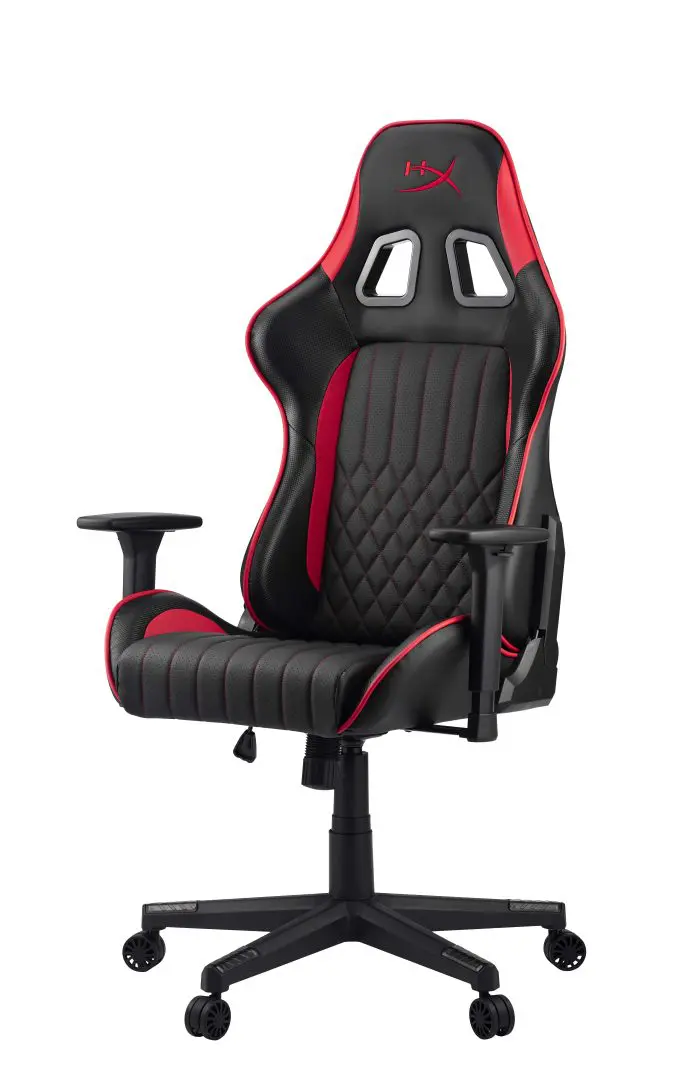 გეიმერული სკამი HyperX Chair BLAST CORE, PU Leather, 1D-Armrests, black-red - Image 1
