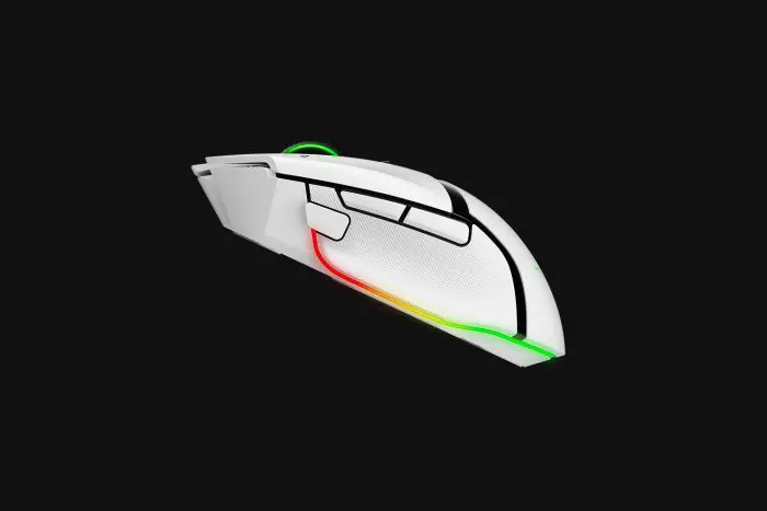 მაუსი Razer Mouse Basilisk V3 Pro, RGB, USB-A/WL/BT, white - Image 9