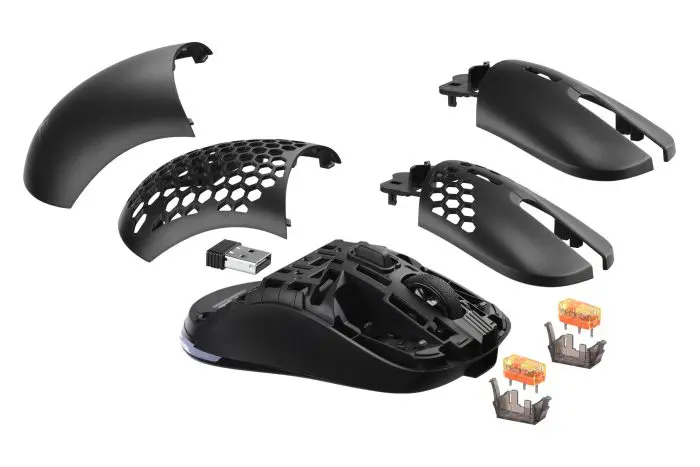 მაუსი 2E Gaming, HyperDrive Lite WL, RGB, USB-A/WL, black - Image 12