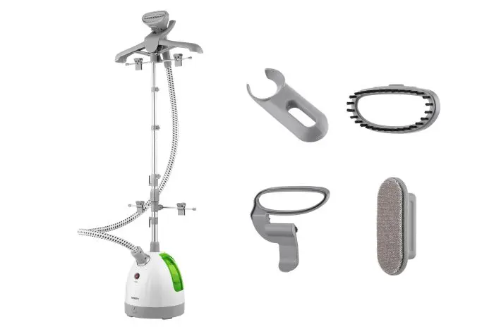 ერტიკალური ორთქლის უთო Ardesto IR-C8815-S, 1785W, 1500ml, უჟანგავი ფირფიტით, თეთრი-მწვანე - Image 3