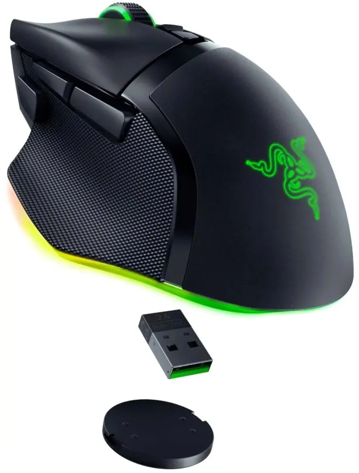 მაუსი Razer Mouse Basilisk V3 Pro, RGB, USB-A/WL/BT, black - Image 4