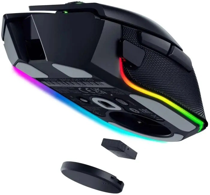 მაუსი Razer Mouse Basilisk V3 Pro, RGB, USB-A/WL/BT, black - Image 7