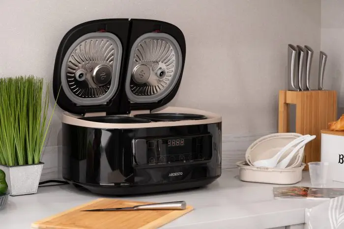 მულტისახარში ქვაბი AArdesto, 900W, bowl-2х1.5l, შავი - Image 6