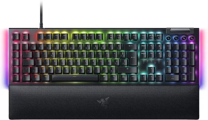 კლავიატურა მექანიკური  Razer BlackWidow V4, 114 კლავიში, Yellow Switch, USB-A, EN/RU, RGB, შავი - Image 1