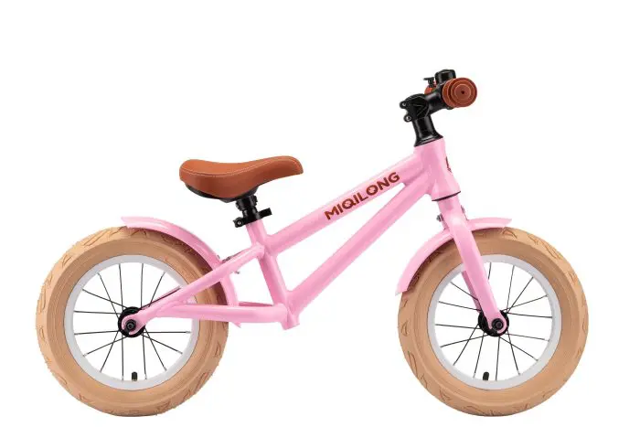 ბალანსს ველოსიპედი Miqilong Balance bicycle RVA 12" pink - Image 10