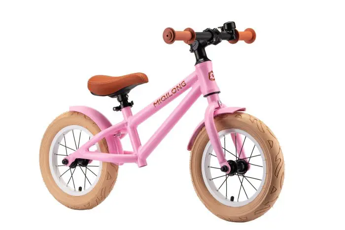 ბალანსს ველოსიპედი Miqilong Balance bicycle RVA 12" pink - Image 9