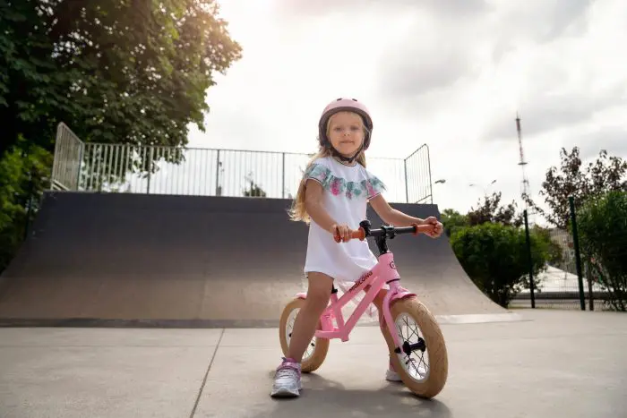 ბალანსს ველოსიპედი Miqilong Balance bicycle RVA 12" pink - Image 14