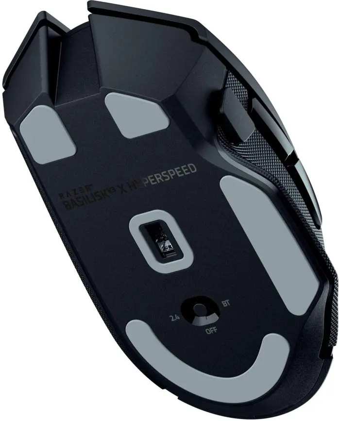 მაუსი Razer Mouse Basilisk V3 X HyperSpeed, RGB, WL/BT, black - Image 3
