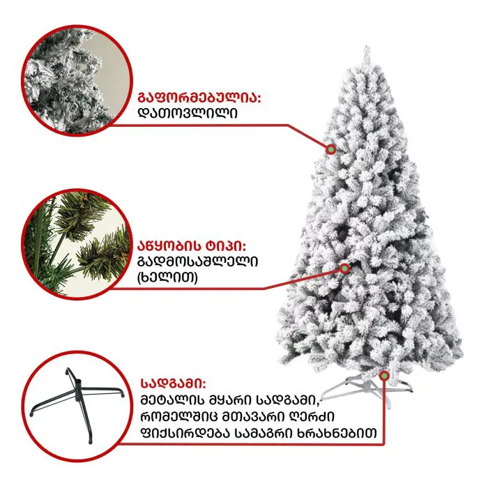 ნაძვის ხე პარიზი 180 სმ (FS-180) - Image 2