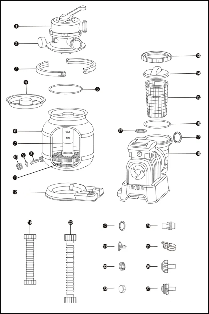 Bestway კარკასული აუზი 56466 - Image 7