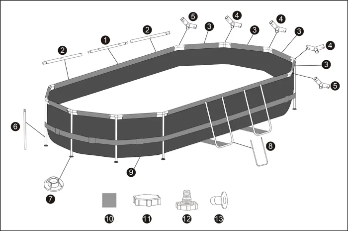 Bestway კარკასული აუზი 56620 - Image 7