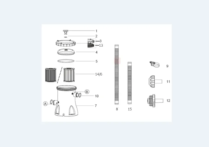 Bestway კარკასული აუზი 56670 - Image 8