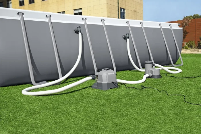 მარილიანი წყლის ქლორატორი საცურაო აუზებისთვის, 12 გრ ქლორგენერატორი Bestway 58775 - Image 9