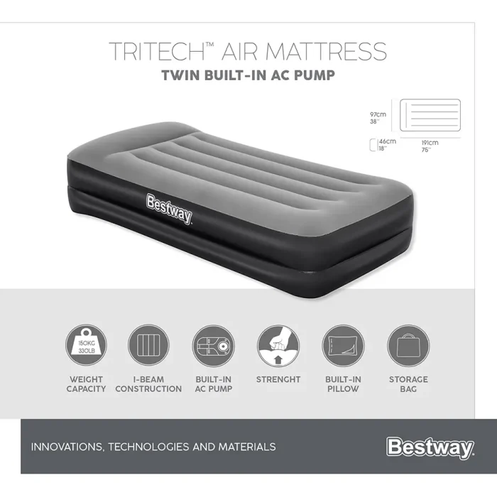 გასაბერი ლოგინი Bestway 67401 - Image 15