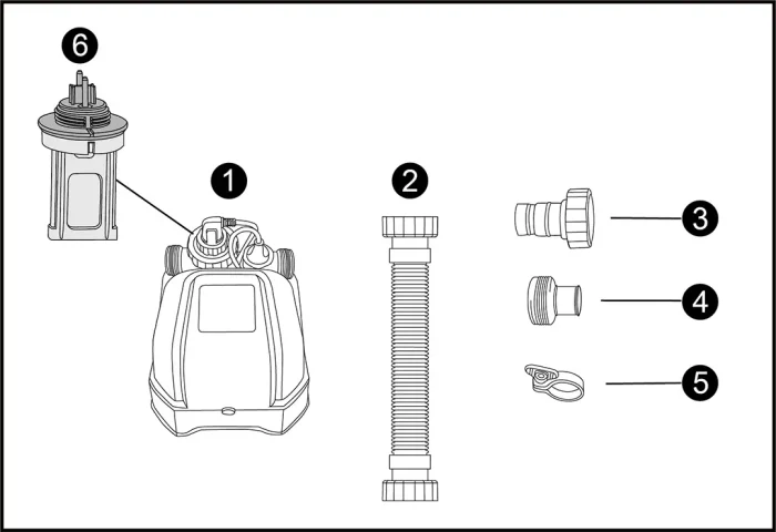 მარილიანი წყლის ქლორატორი საცურაო აუზებისთვის, 12 გრ ქლორგენერატორი Bestway 58775 - Image 14